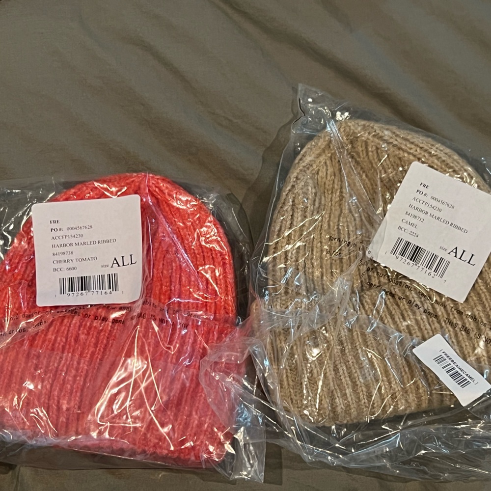 Brand new set of two beanies.